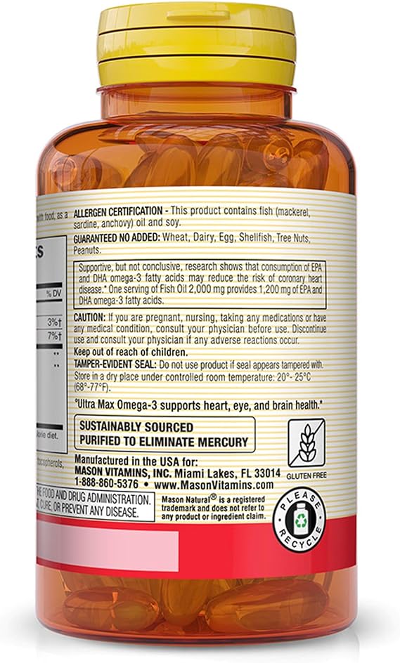 MASON NATURAL Ultra Max Omega 3 - Imagen 5